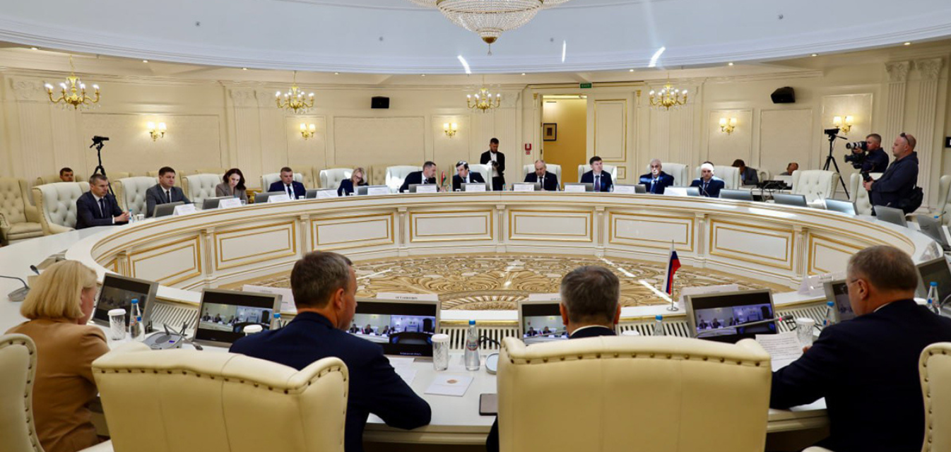 Заседание рабочей группы по сотрудничеству Республики Беларусь и Астраханской области Российской Федерации: Фотография