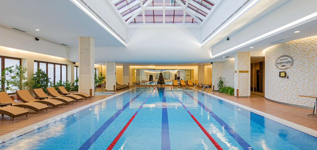 Возобновление работы бассейна и комплекса саун в обычном режиме: Фотография