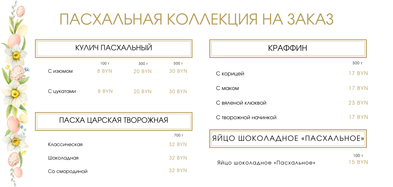 Пасха со вкусом традиций: откройте праздничную коллекцию от Президент-Отеля: Фотография