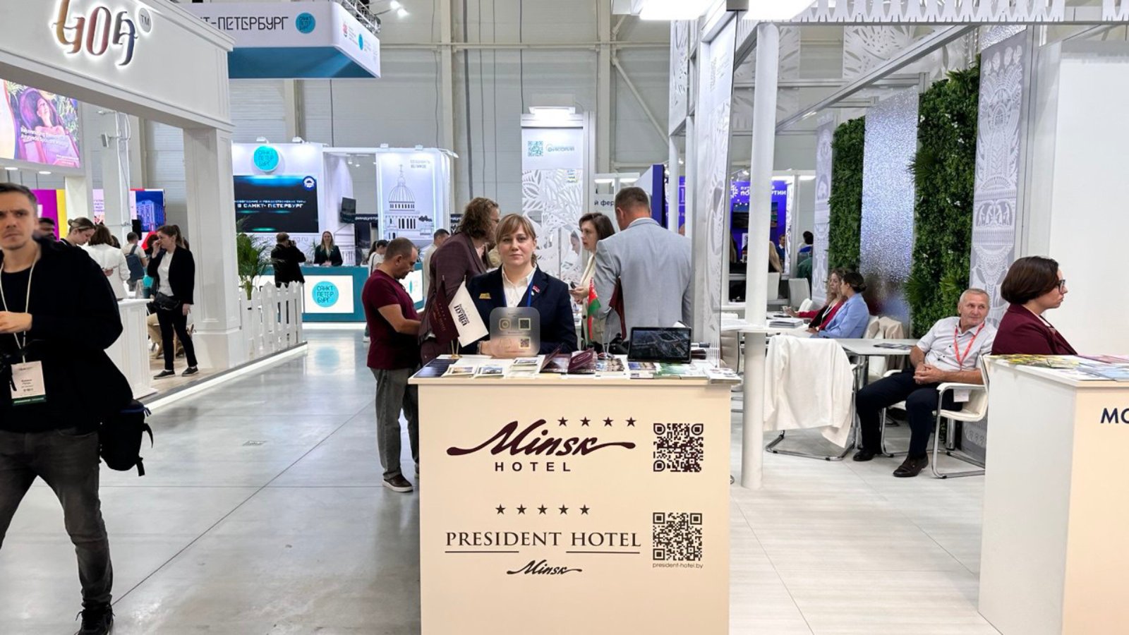 Команда Республиканского унитарного предприятия "Президент-Отель" в Москве!